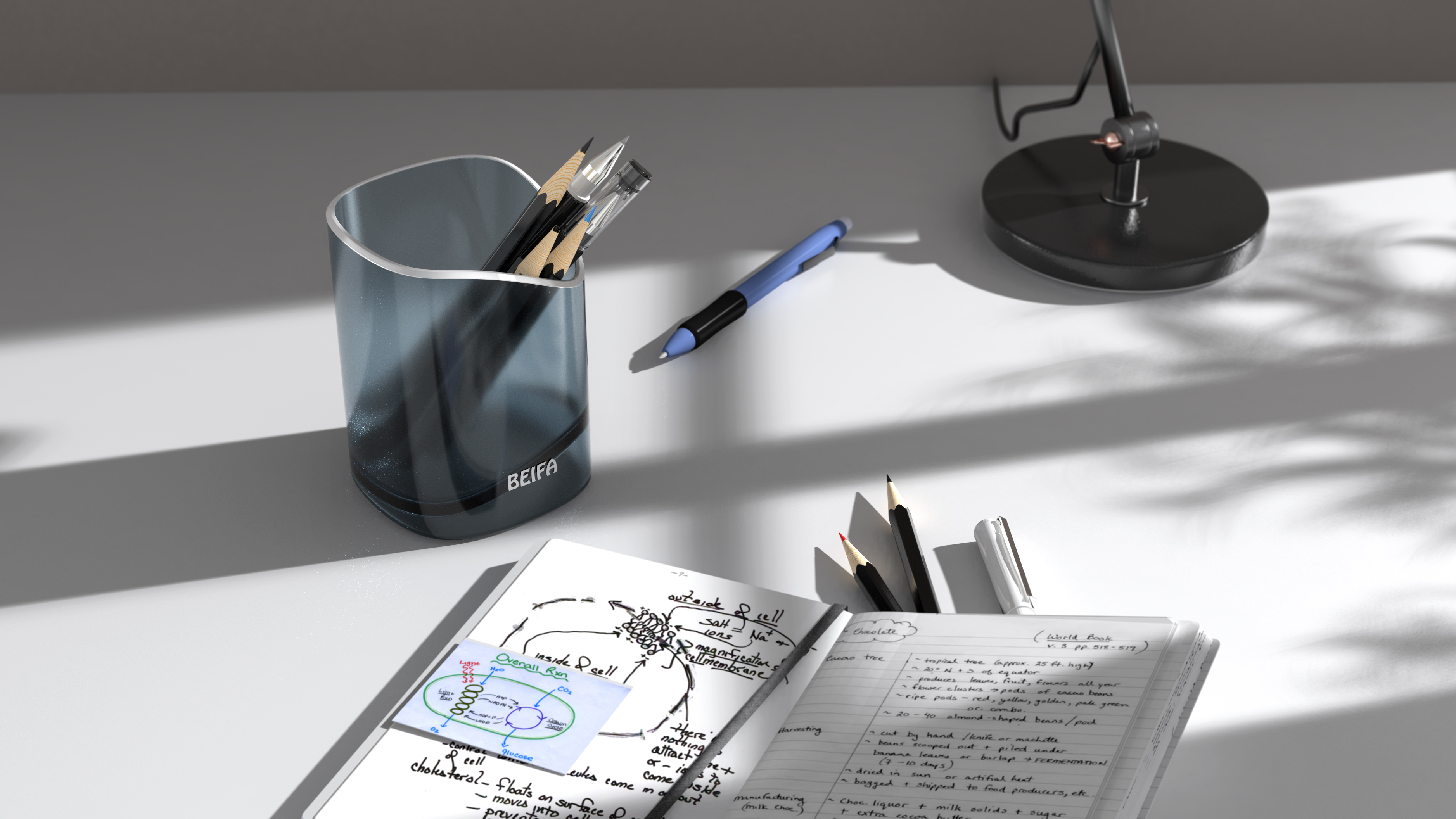 pen container，Creative stationery，Desktop tools，Interesting stationery，Simple design，