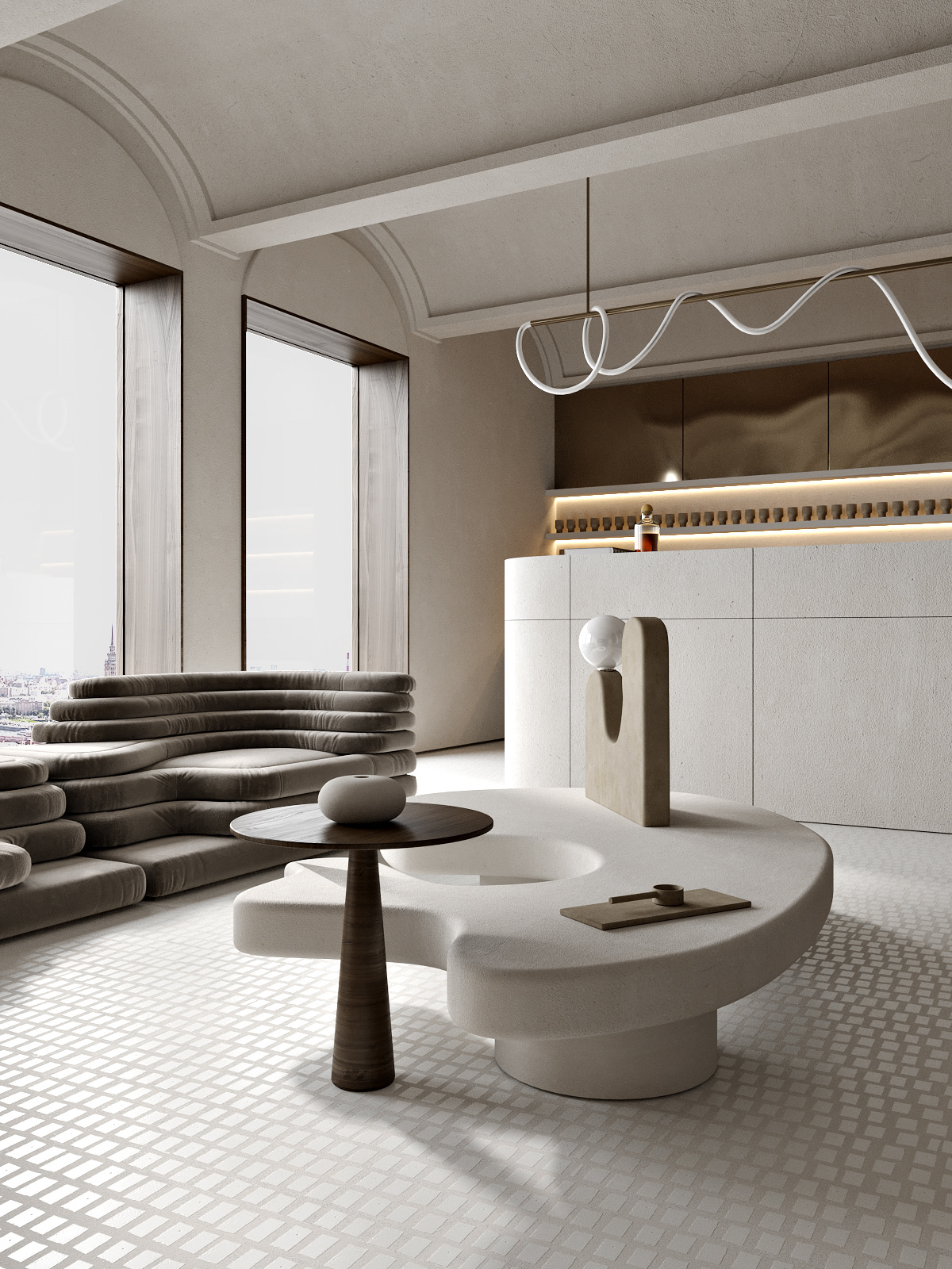 Home Furnishing，Interior design，Coffee，2021 project，Simple and generous，