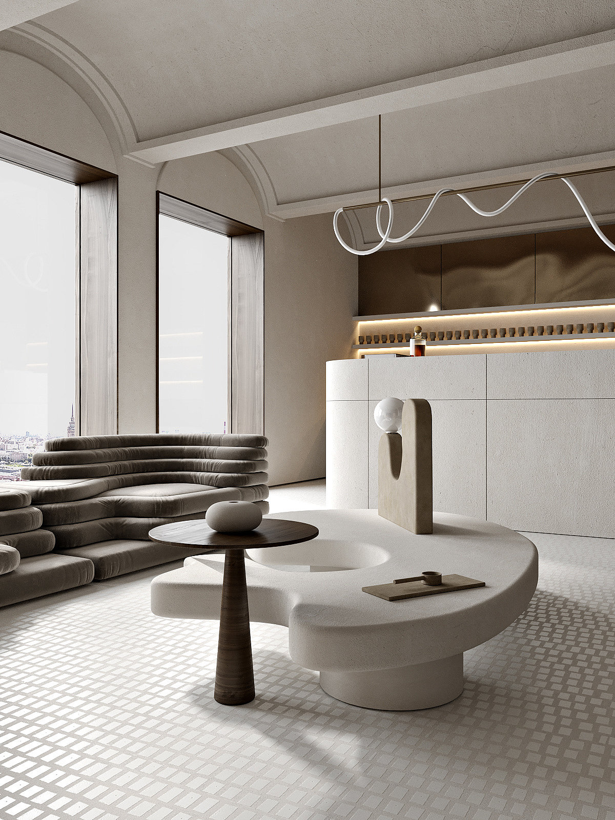 Home Furnishing，Interior design，Coffee，2021 project，Simple and generous，