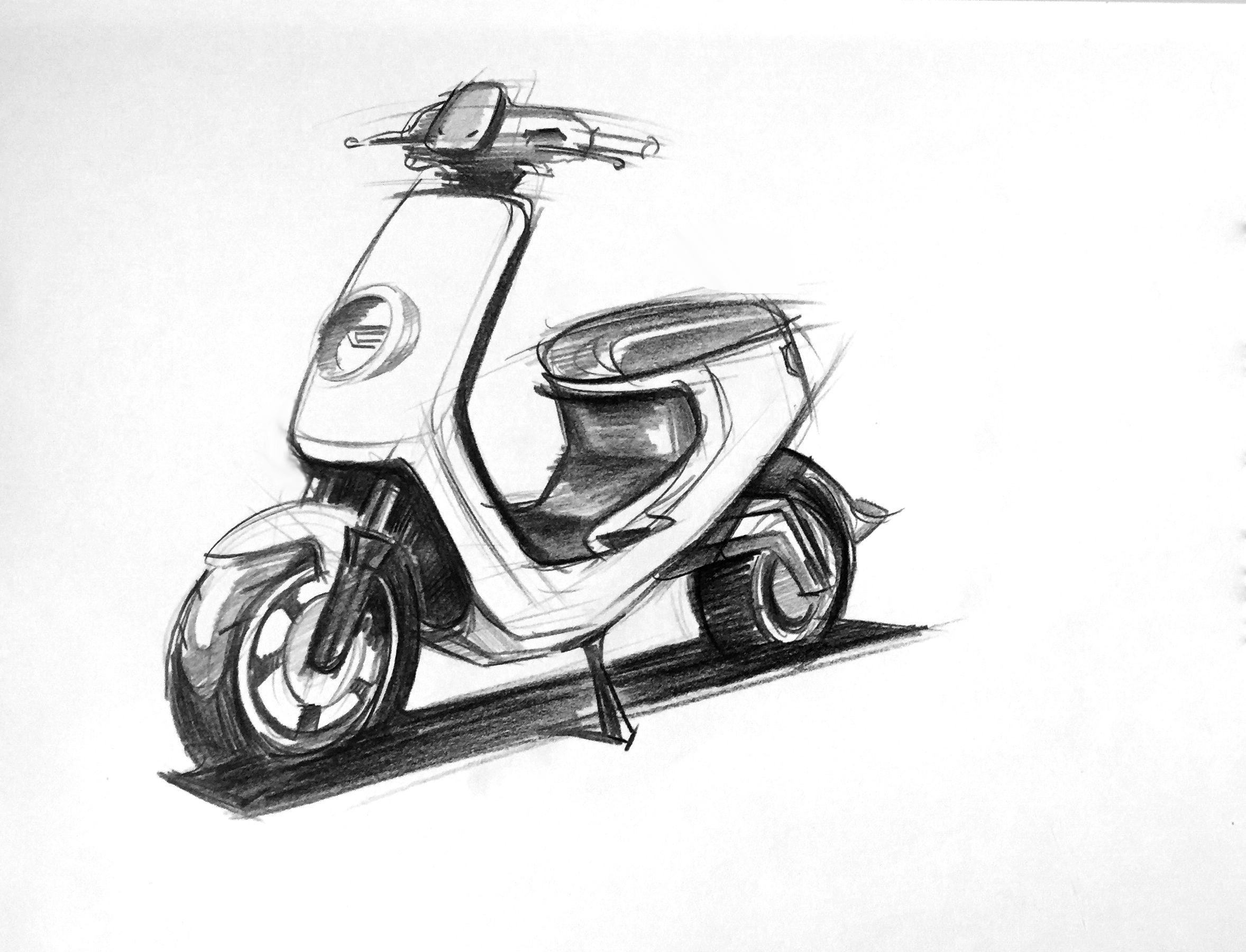 Hand drawn，motorcycle，vehicle，sketch，sketch，Hand drawing exercise，