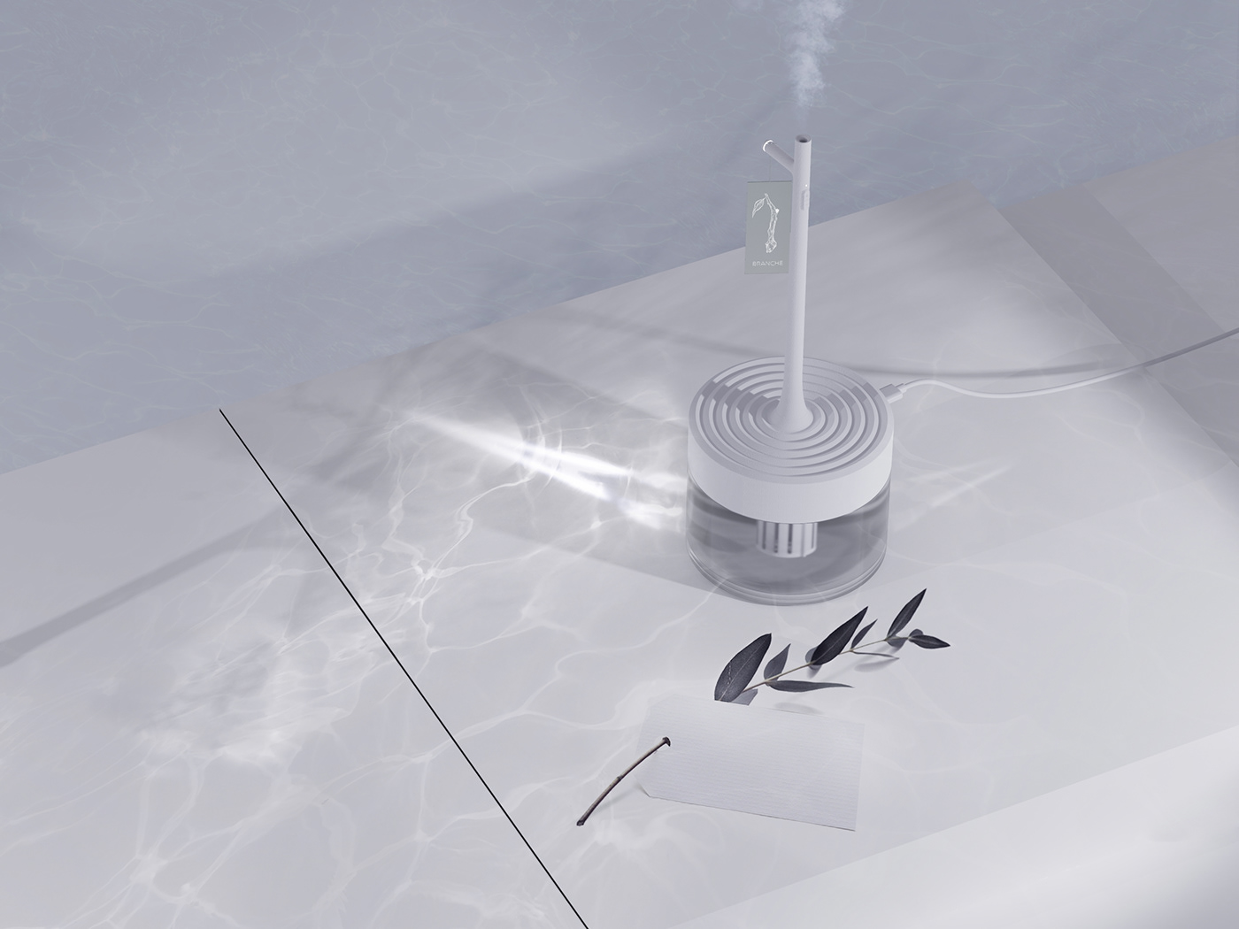 Humidifier，Small tree，natural，Affective lamp，