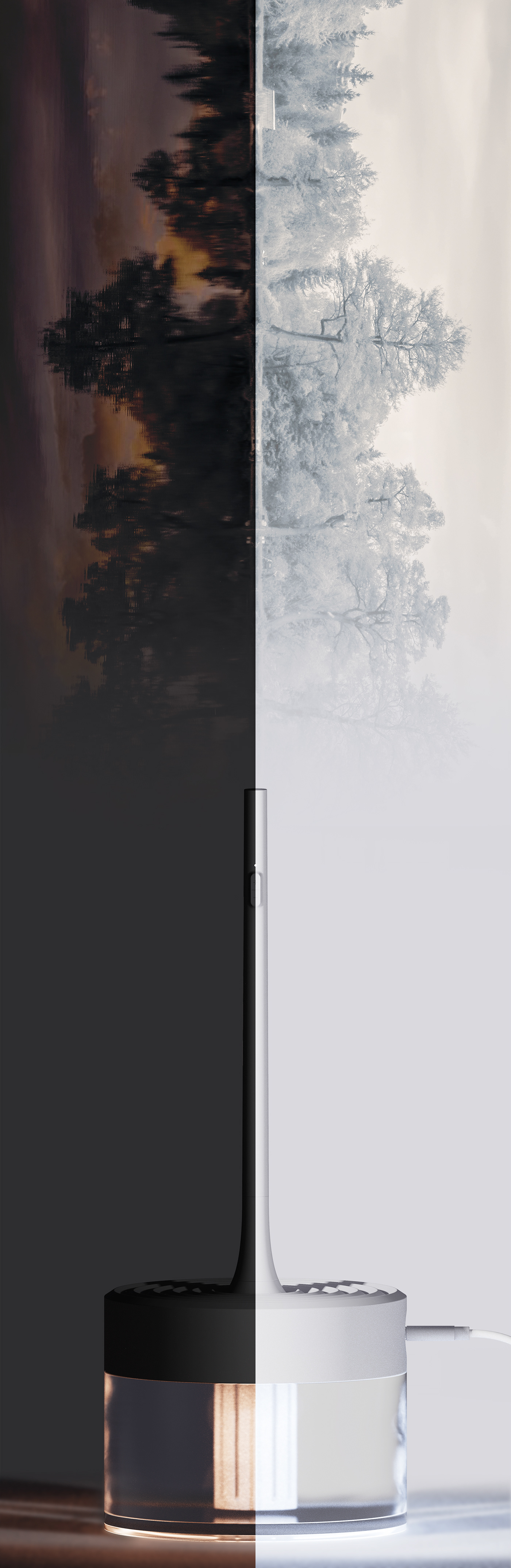 Humidifier，Small tree，natural，Affective lamp，