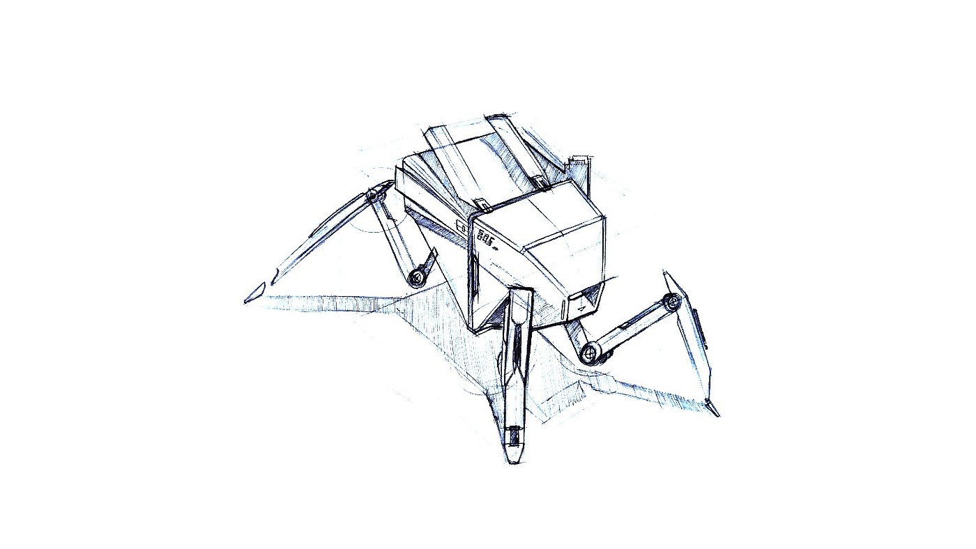 Industrial product design，Hand drawn sketch，