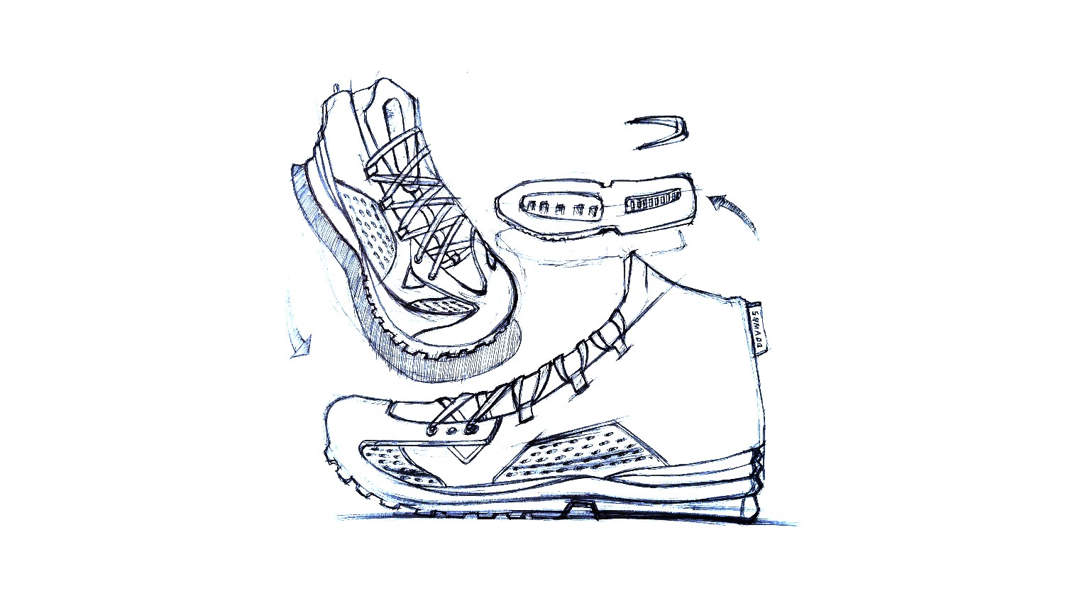 Industrial product design，Hand drawn sketch，