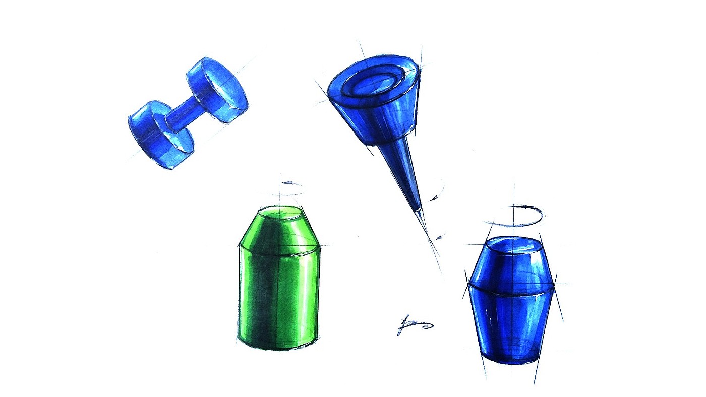 Industrial product design，Hand drawn sketch，