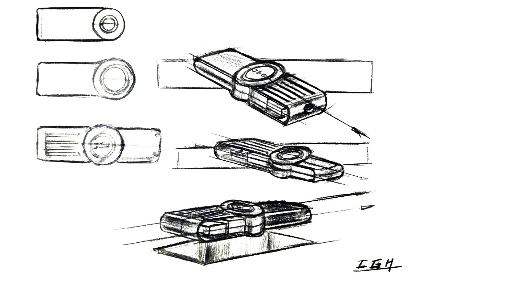 Industrial product design，Hand drawn sketch，