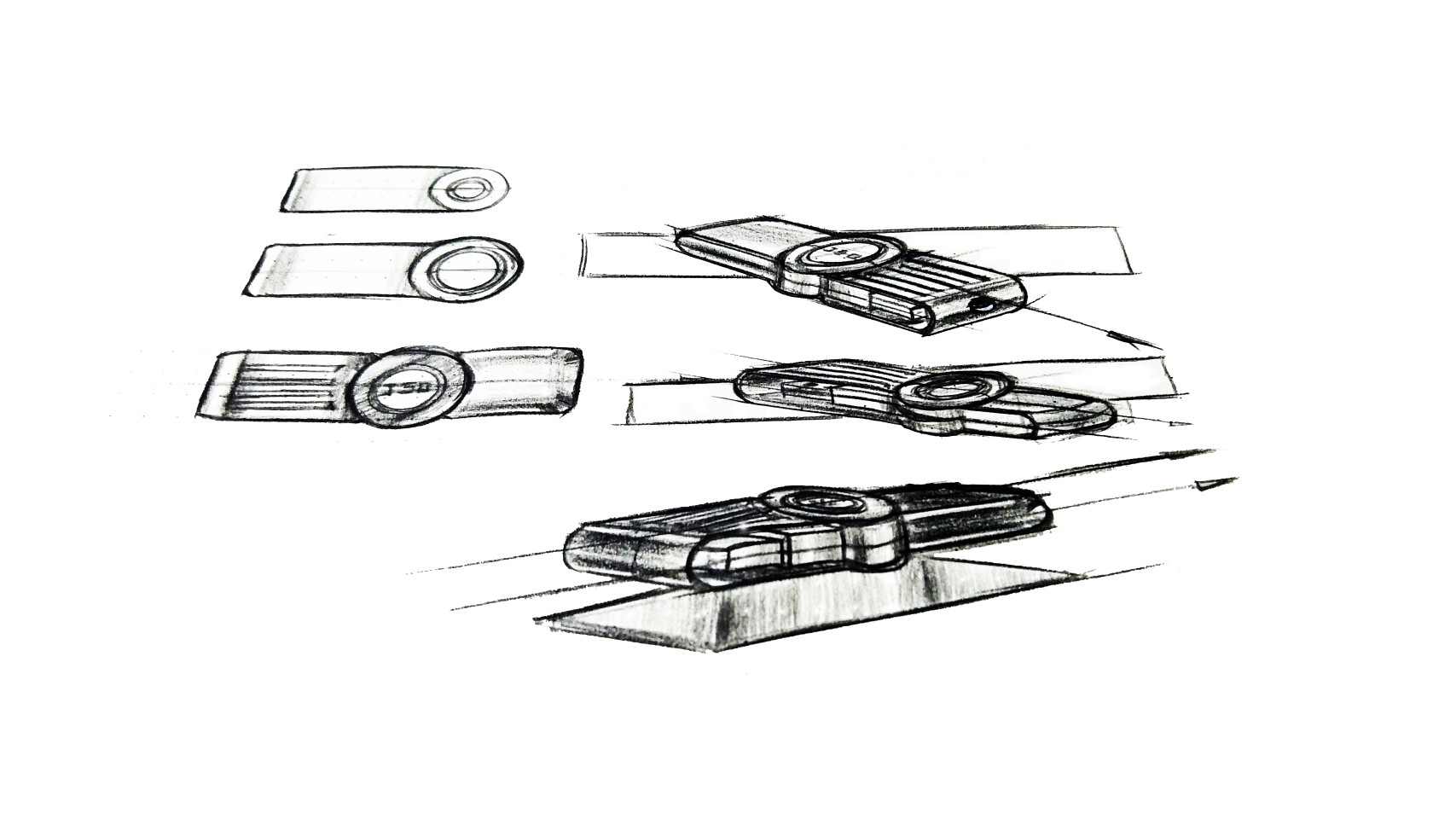 Industrial product design，Hand drawn sketch，