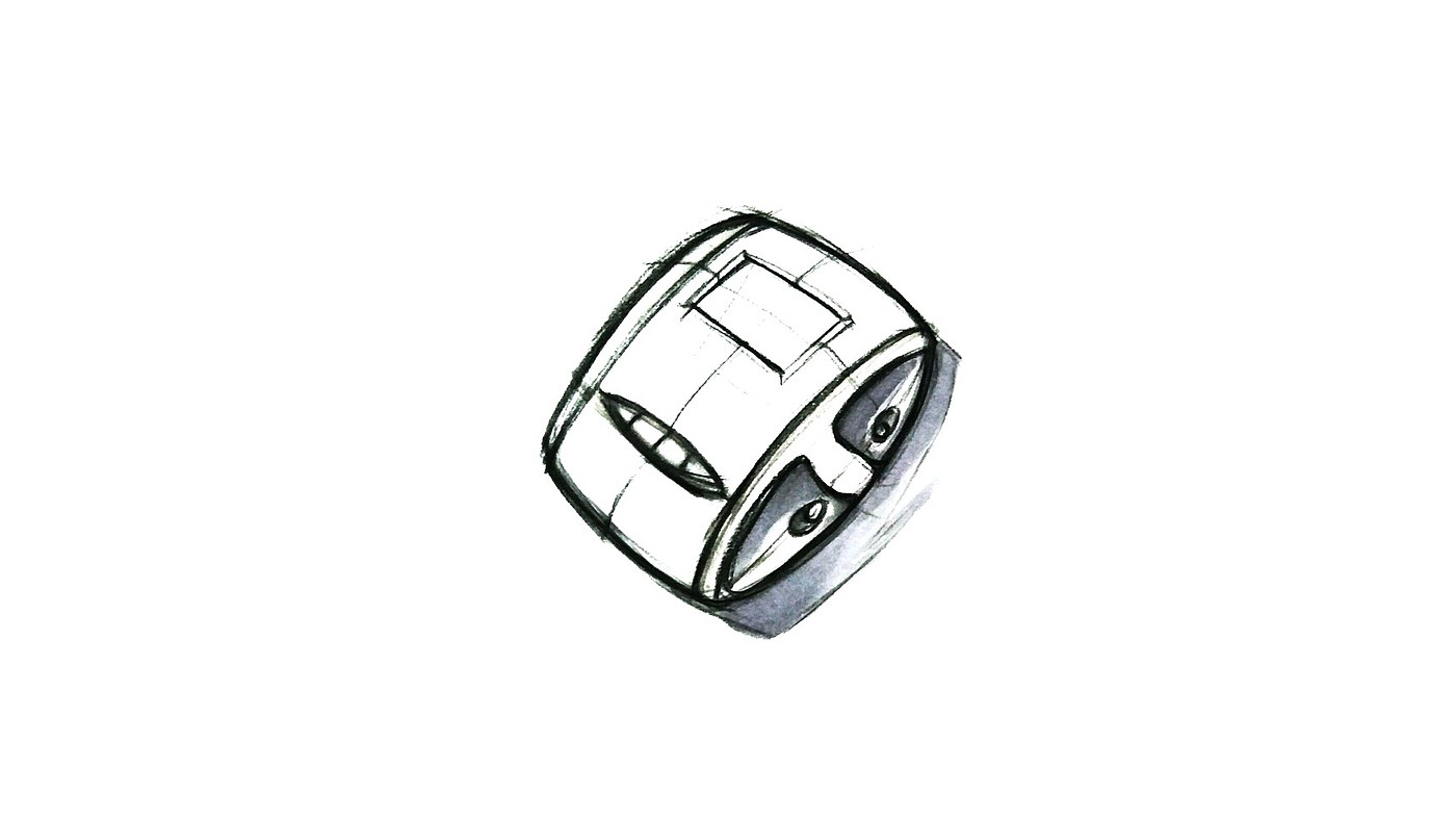 Industrial product design，Hand drawn sketch，