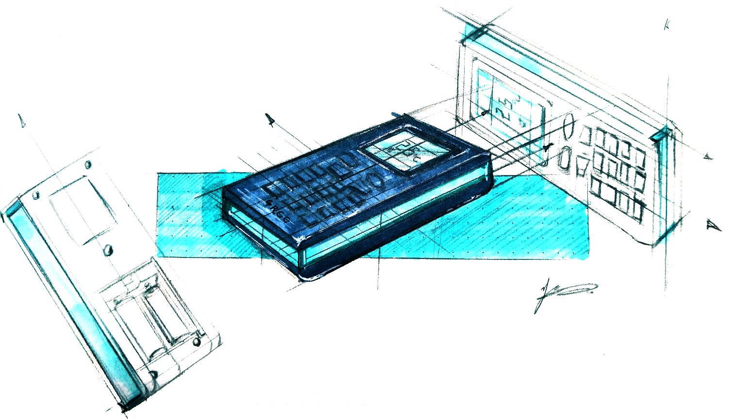 Industrial product design，Hand drawn sketch，