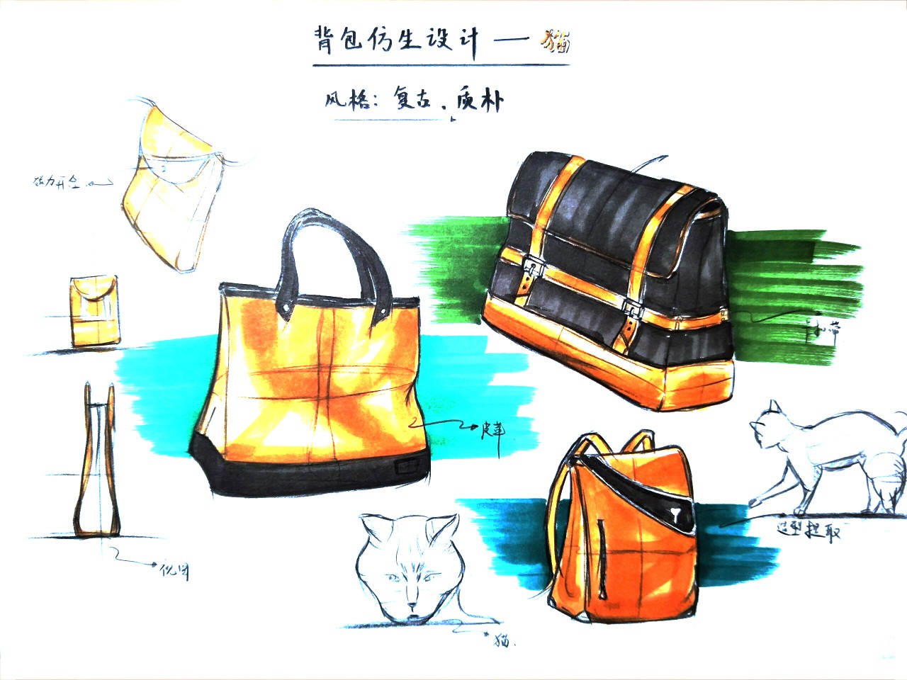 Industrial product design，Hand drawn sketch，