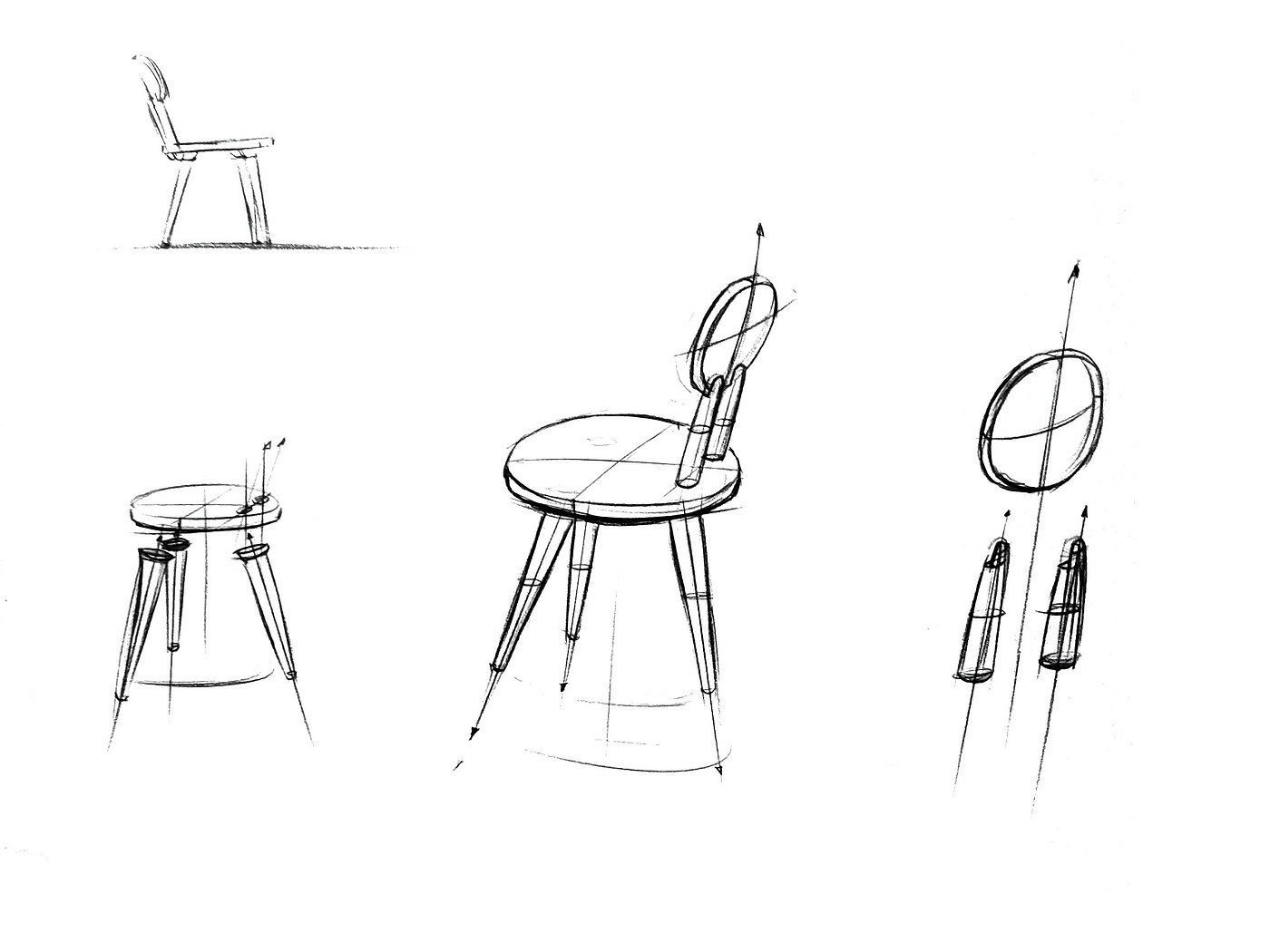 家具，桌椅，现代简约，