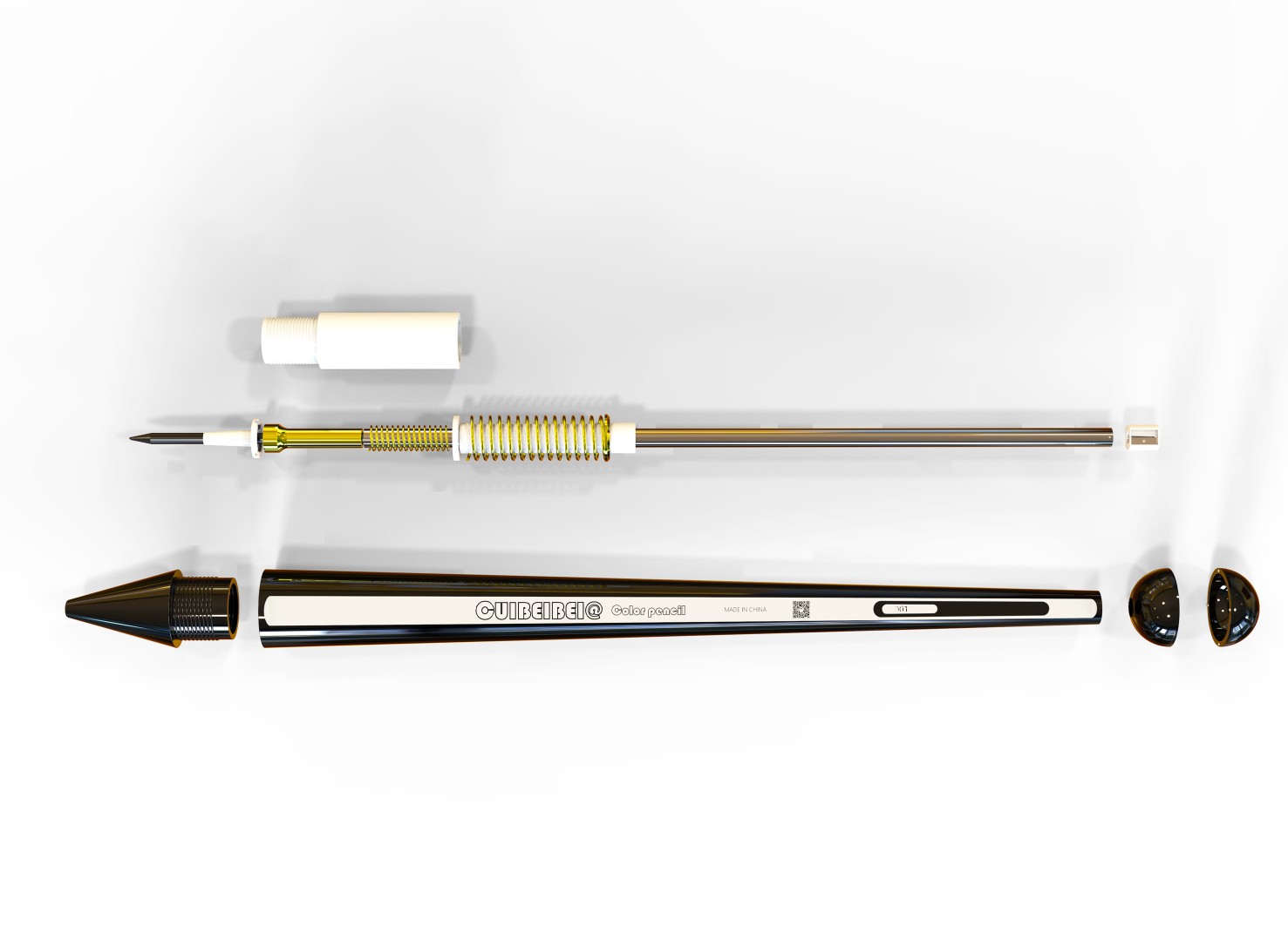 Automatic color pencil，Hand painted lead，