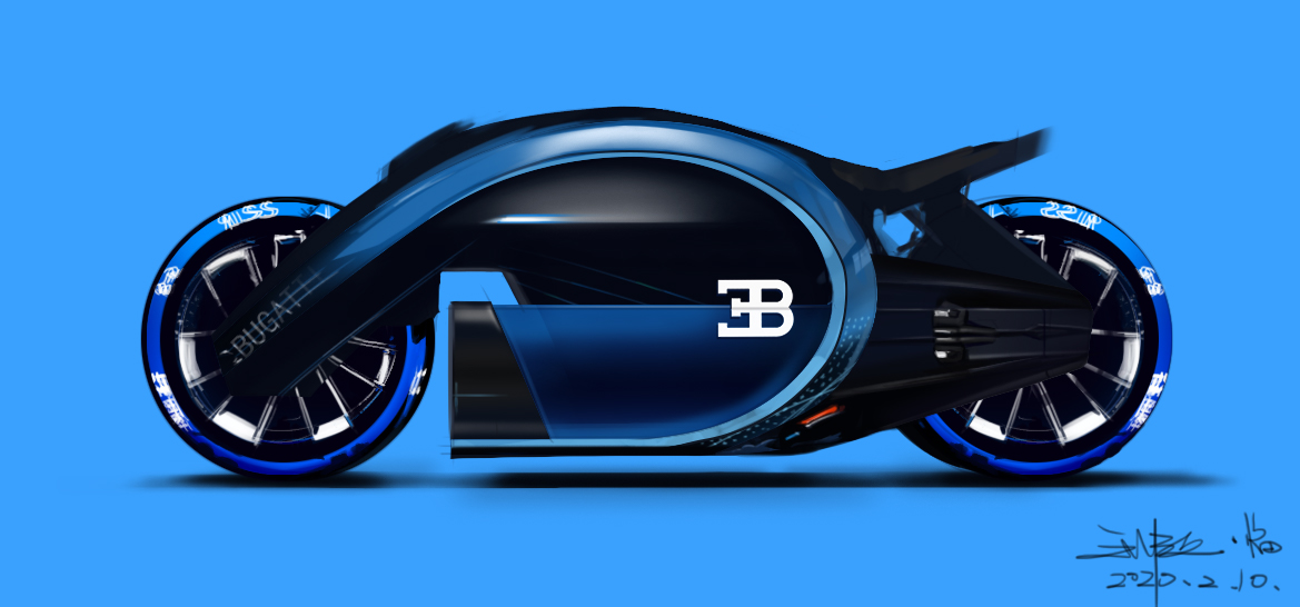 Mark pen hand drawing, PS board drawing，