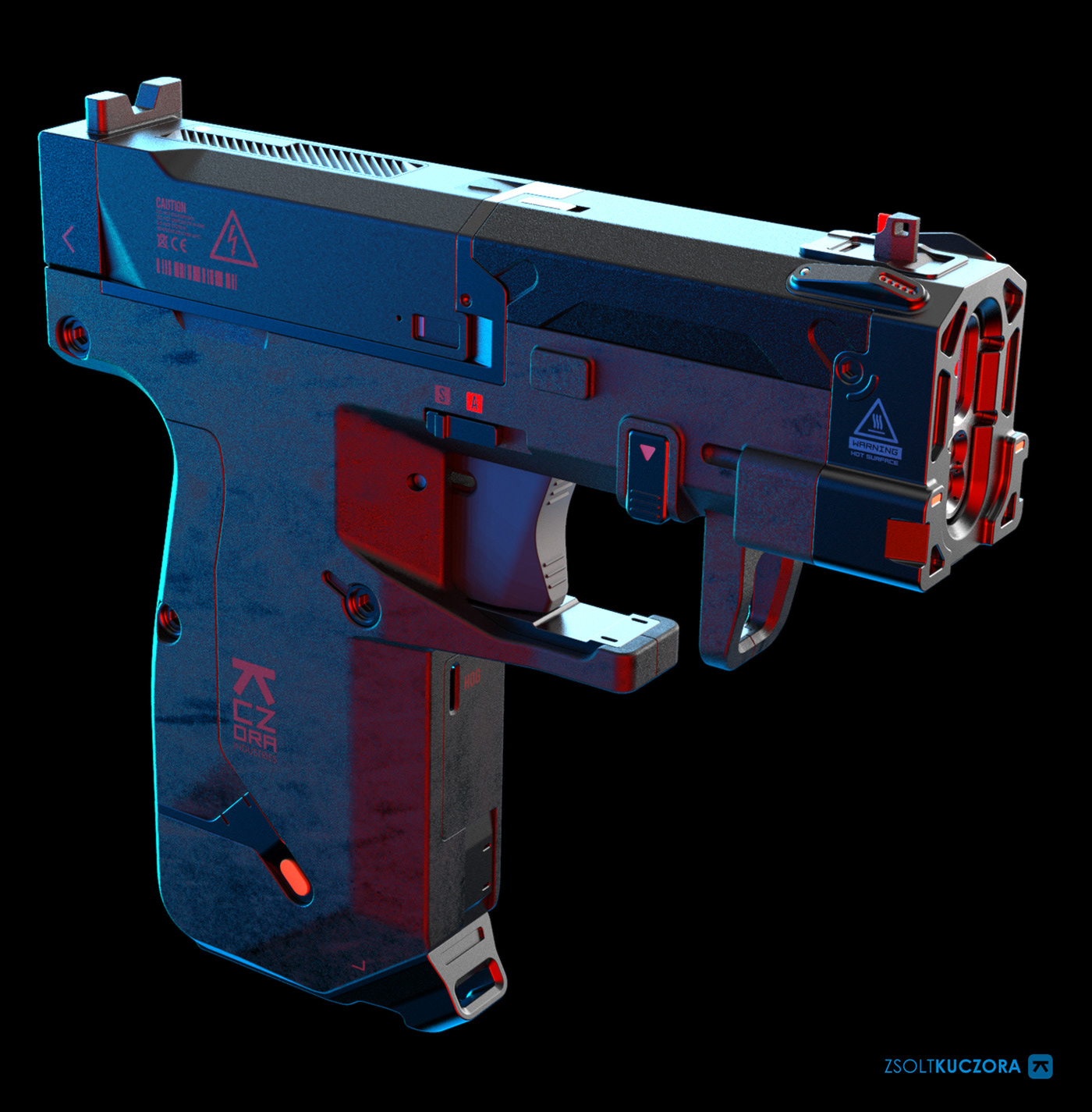 Pistol，arms，conceptual design，firearms，