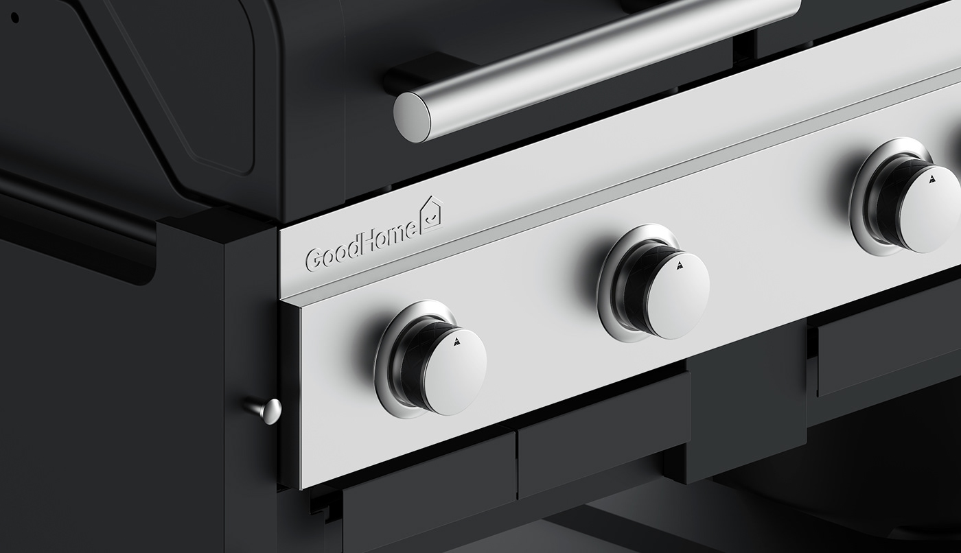 of new style，Gas，barbecue，product design，