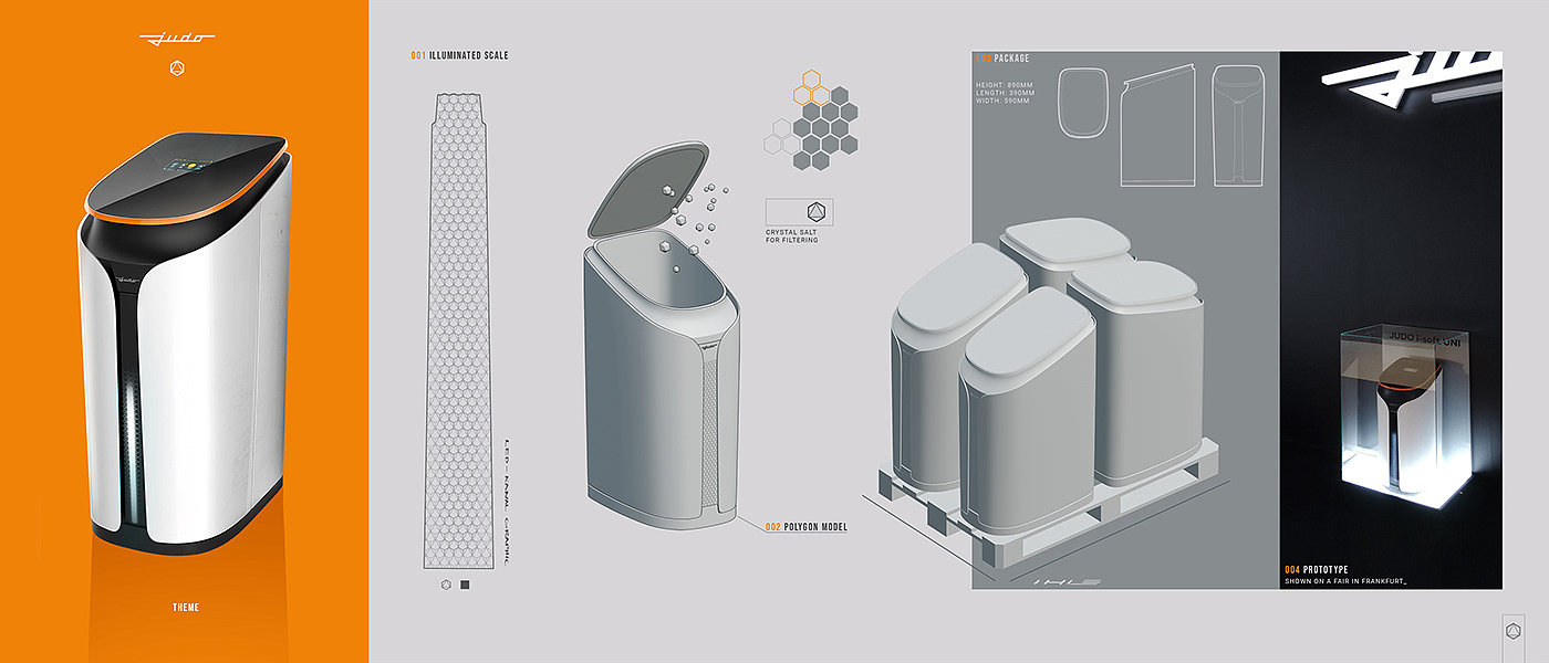 JUDO，软水器，产品设计，家用电器，
