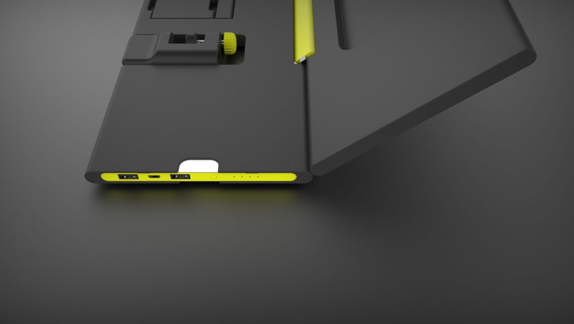 product design，The computer table，trunk，Portable，