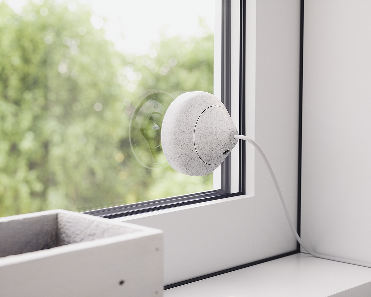 Logitech camera，Smart home，Circle，Scene rendering，