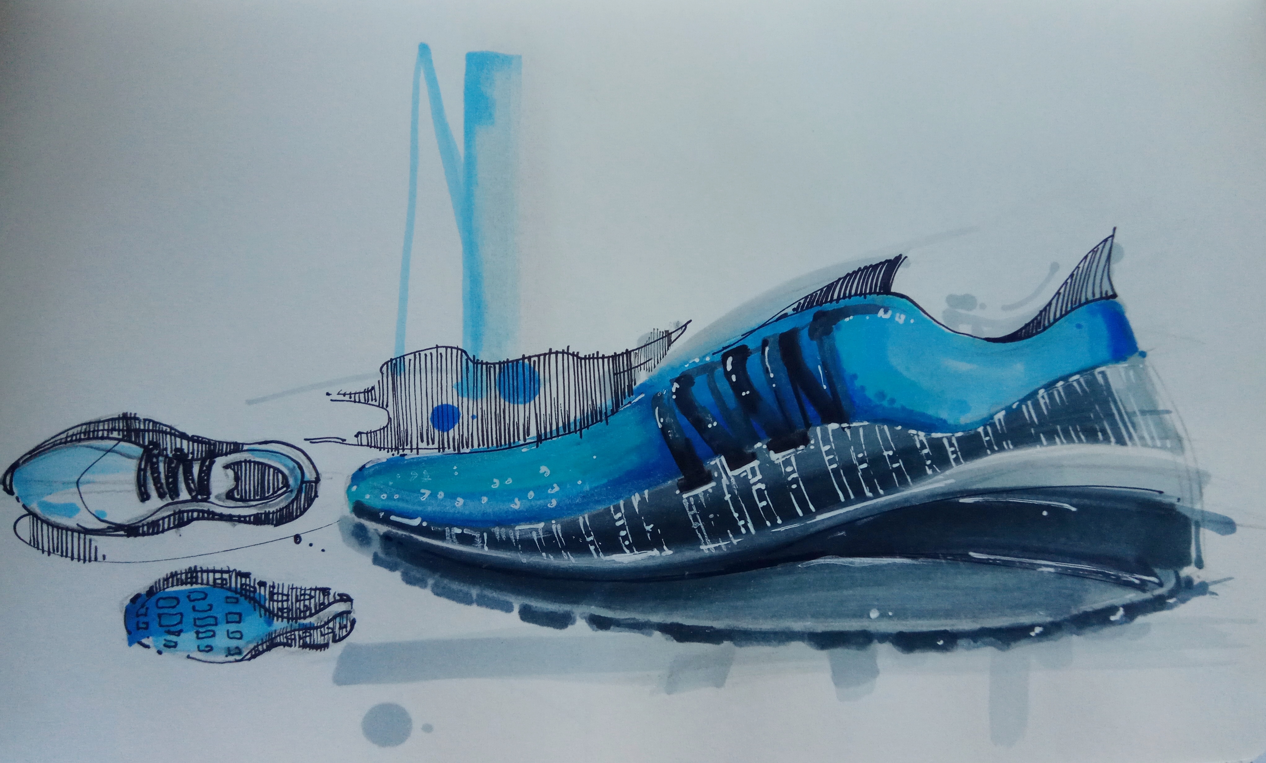 painting，sketch，Andrew，Copy，marker pen，