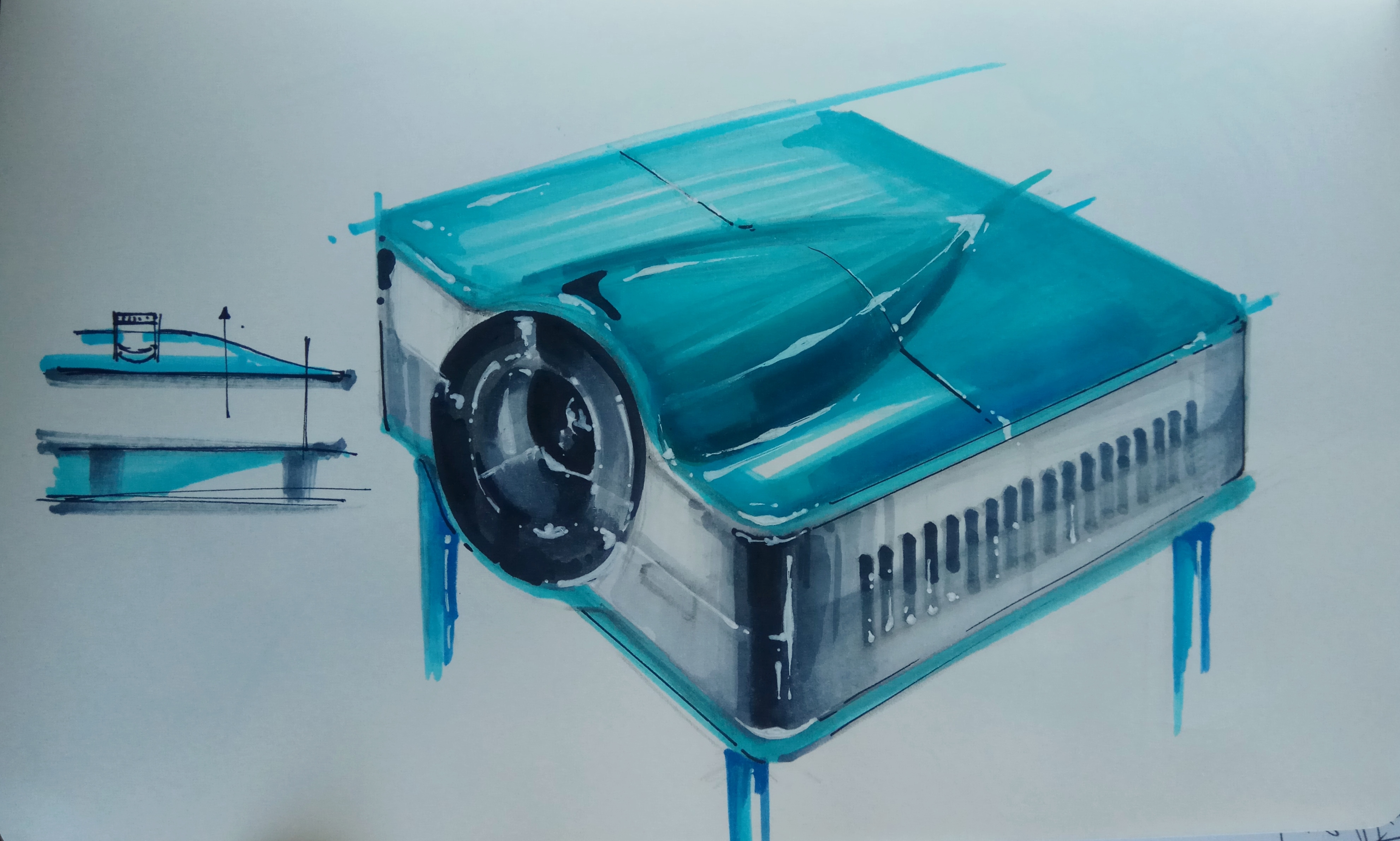 painting，sketch，Andrew，Copy，marker pen，