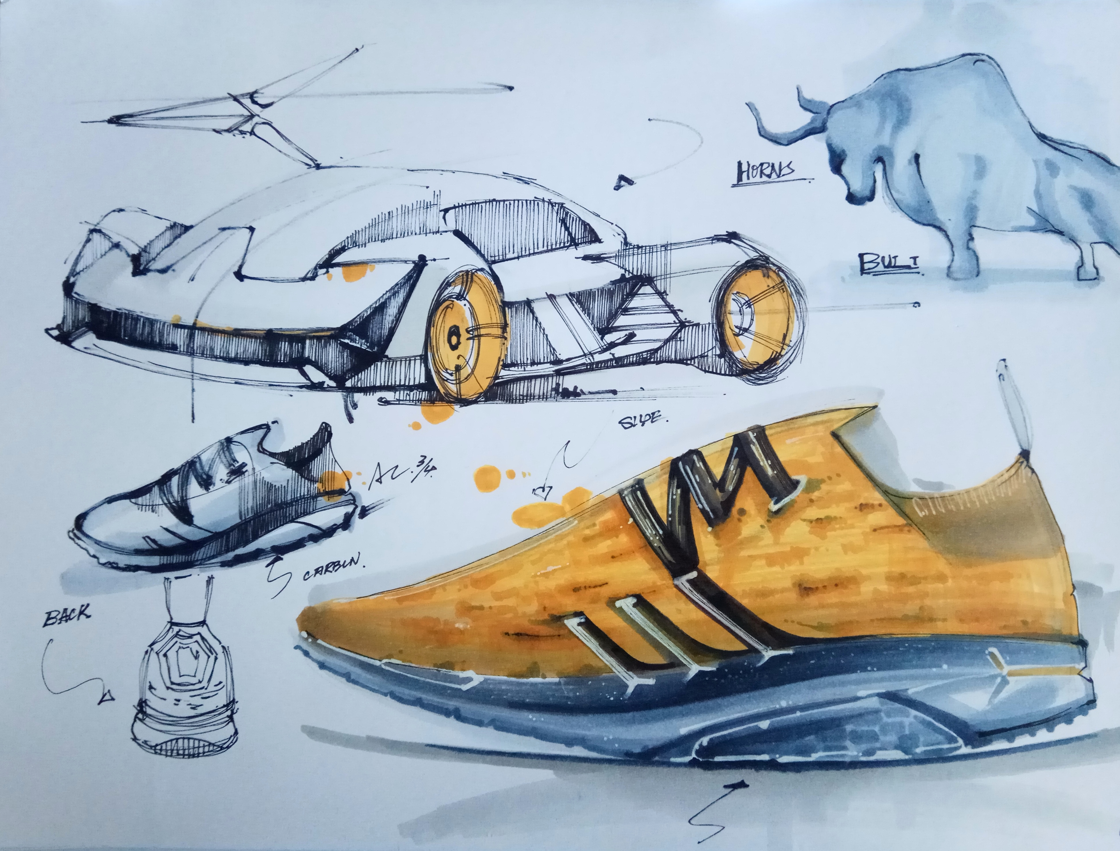 painting，sketch，Andrew，Copy，marker pen，