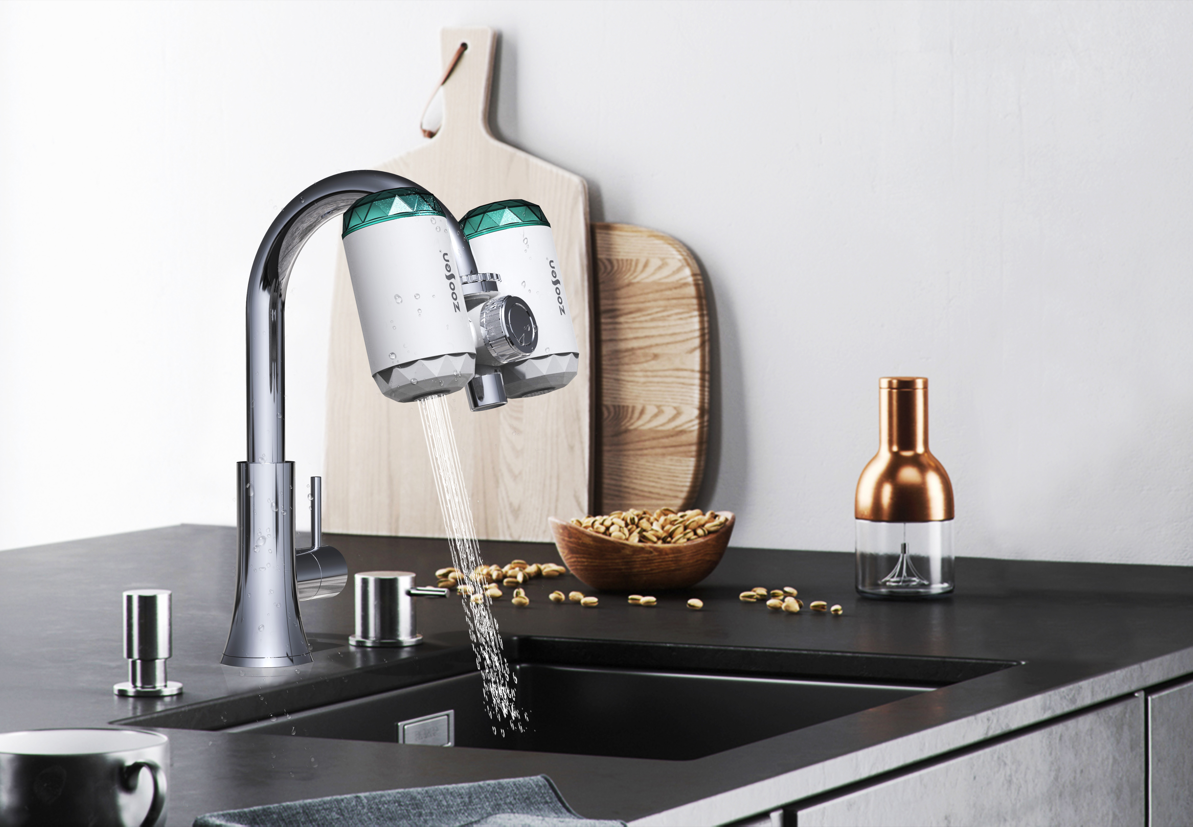 Water purifier，Degreasing，healthy life，environment protection，Industrial product design，