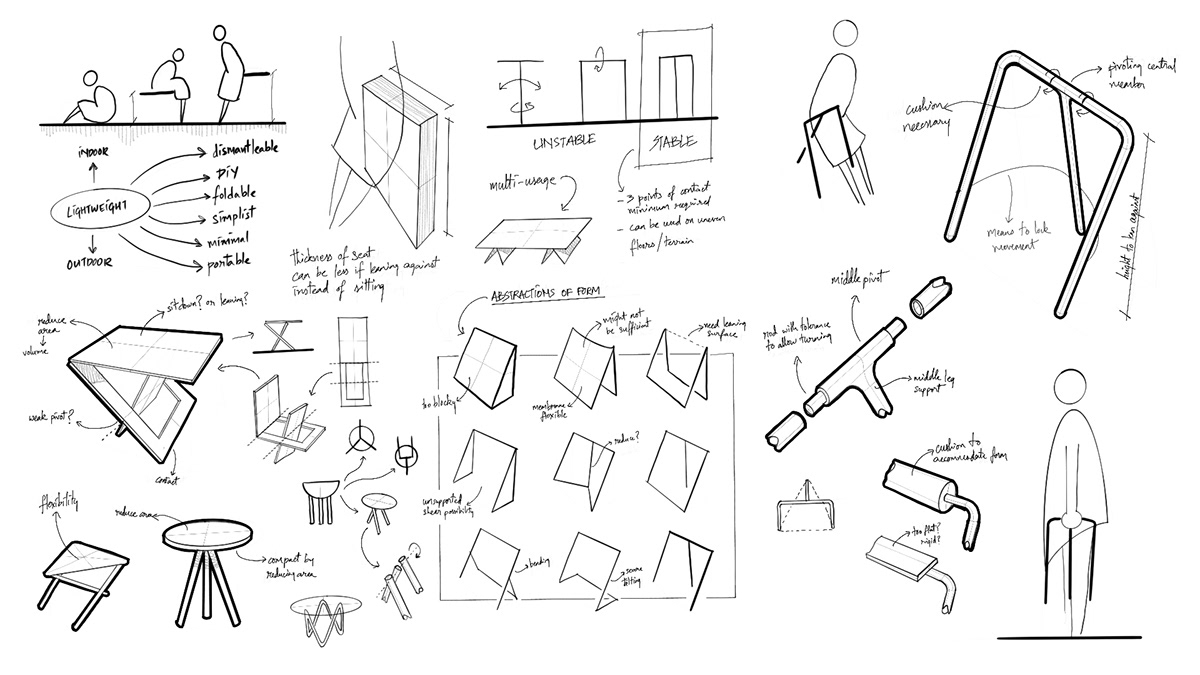 tandem，stand，furniture，simple and convenient，