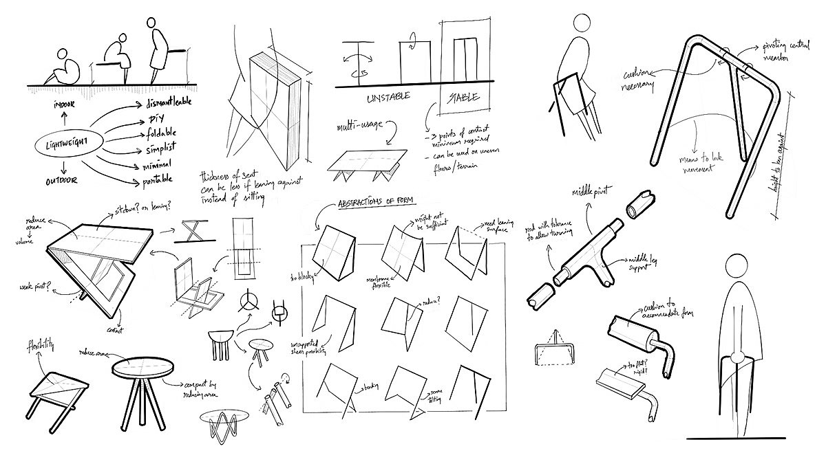 tandem，stand，furniture，simple and convenient，