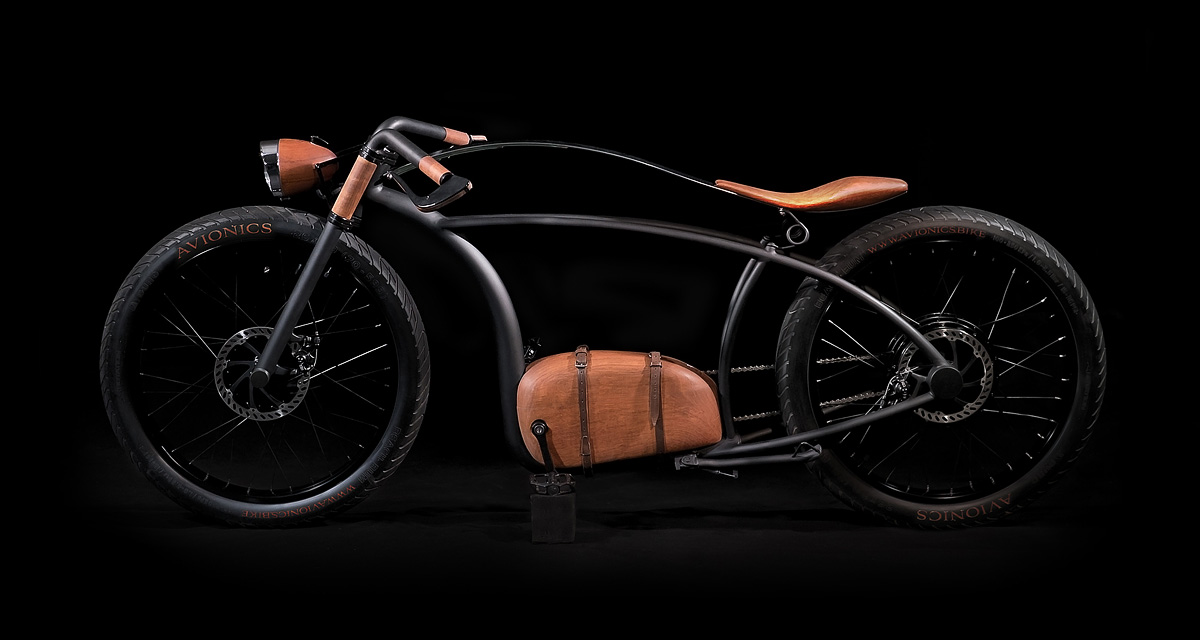 Electric bicycle，Retro style，pretty，