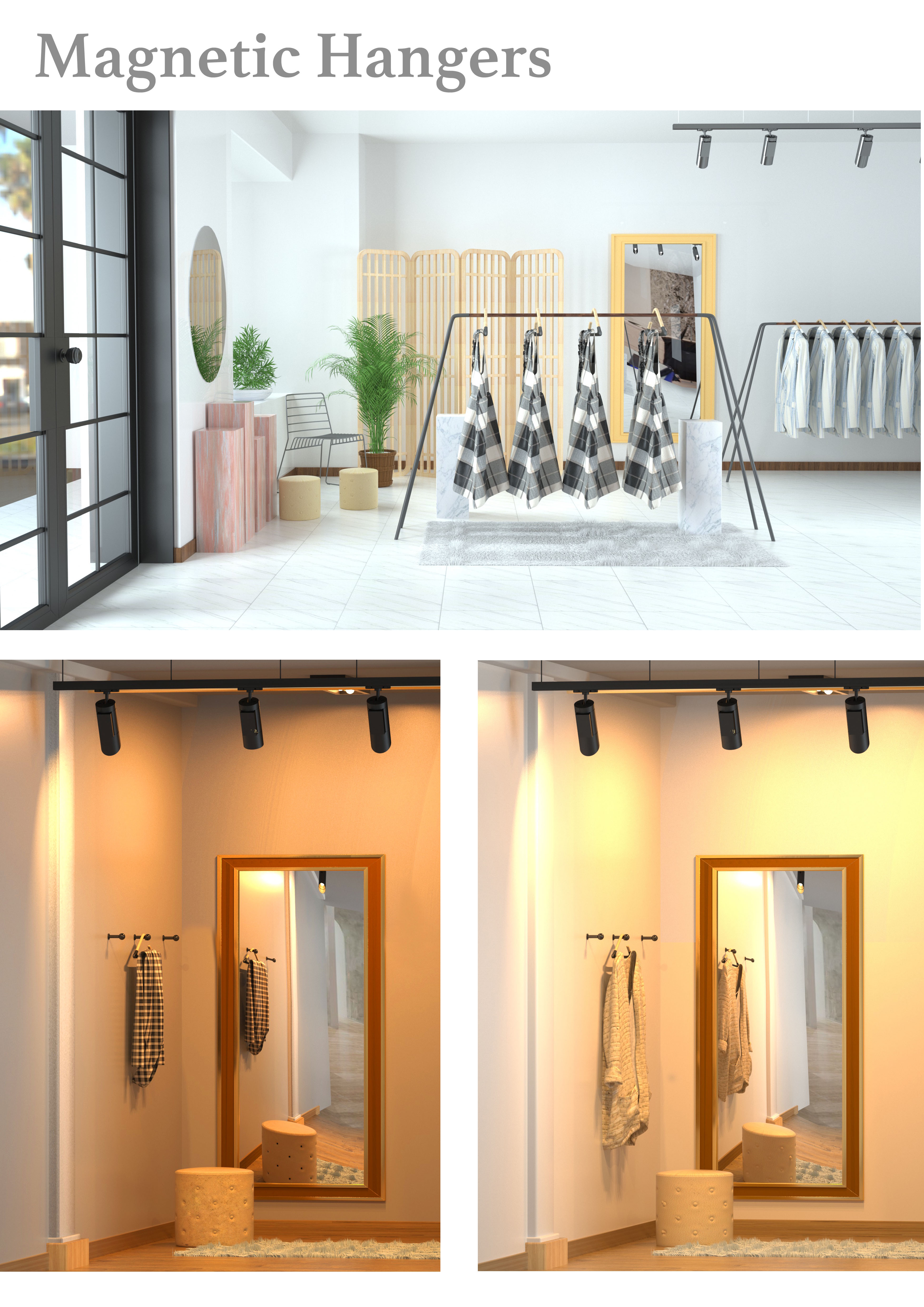 coat hanger，Magnetic attraction，shopping，Magnetic clothes hanger，