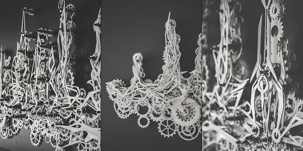 originality，Industrial wind，aluminium，gear，Art，