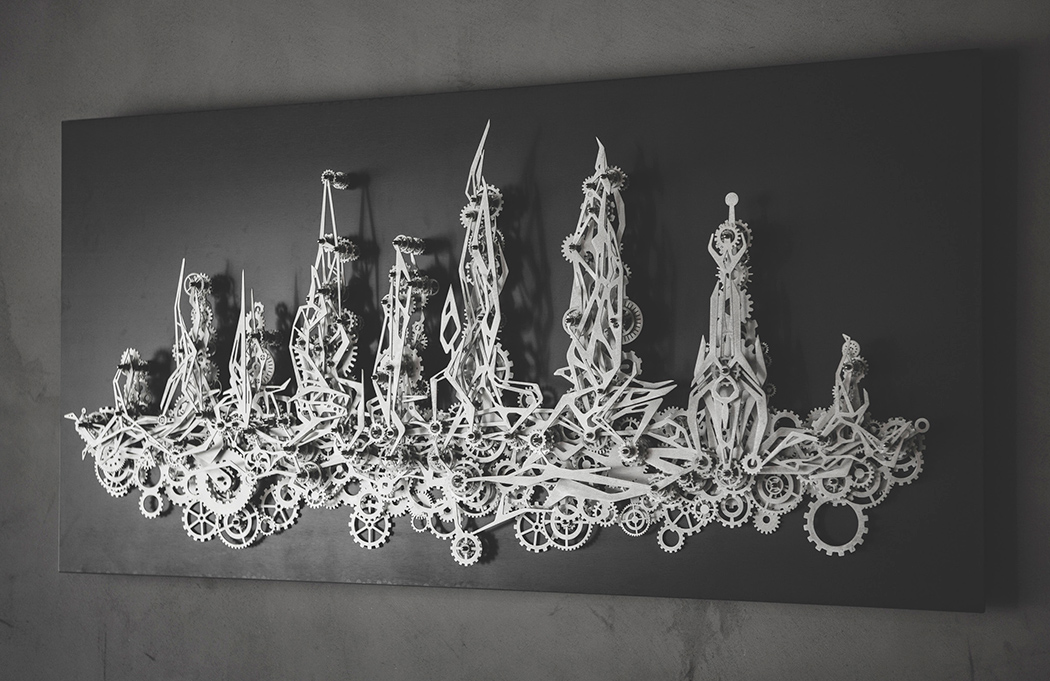 originality，Industrial wind，aluminium，gear，Art，