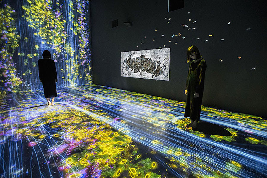 Immersive Art Gallery，Underworld forget worry River，Interior design，