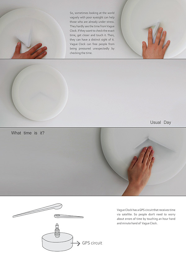 vague，clocks and watches，originality，Red dot award concept，