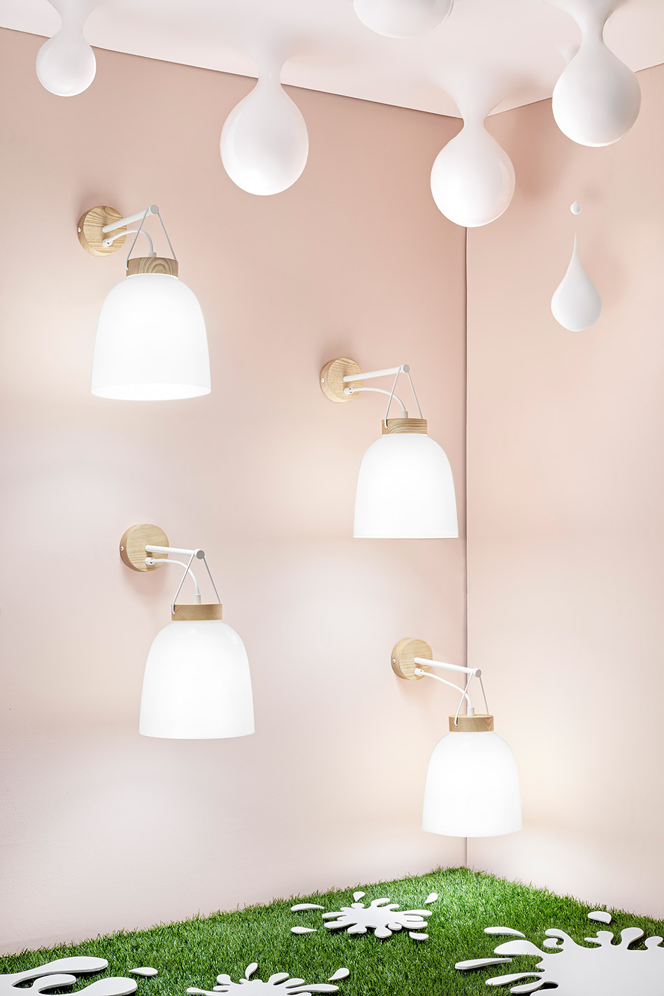 Milk lamp，Creative design，Spain，inspiration，