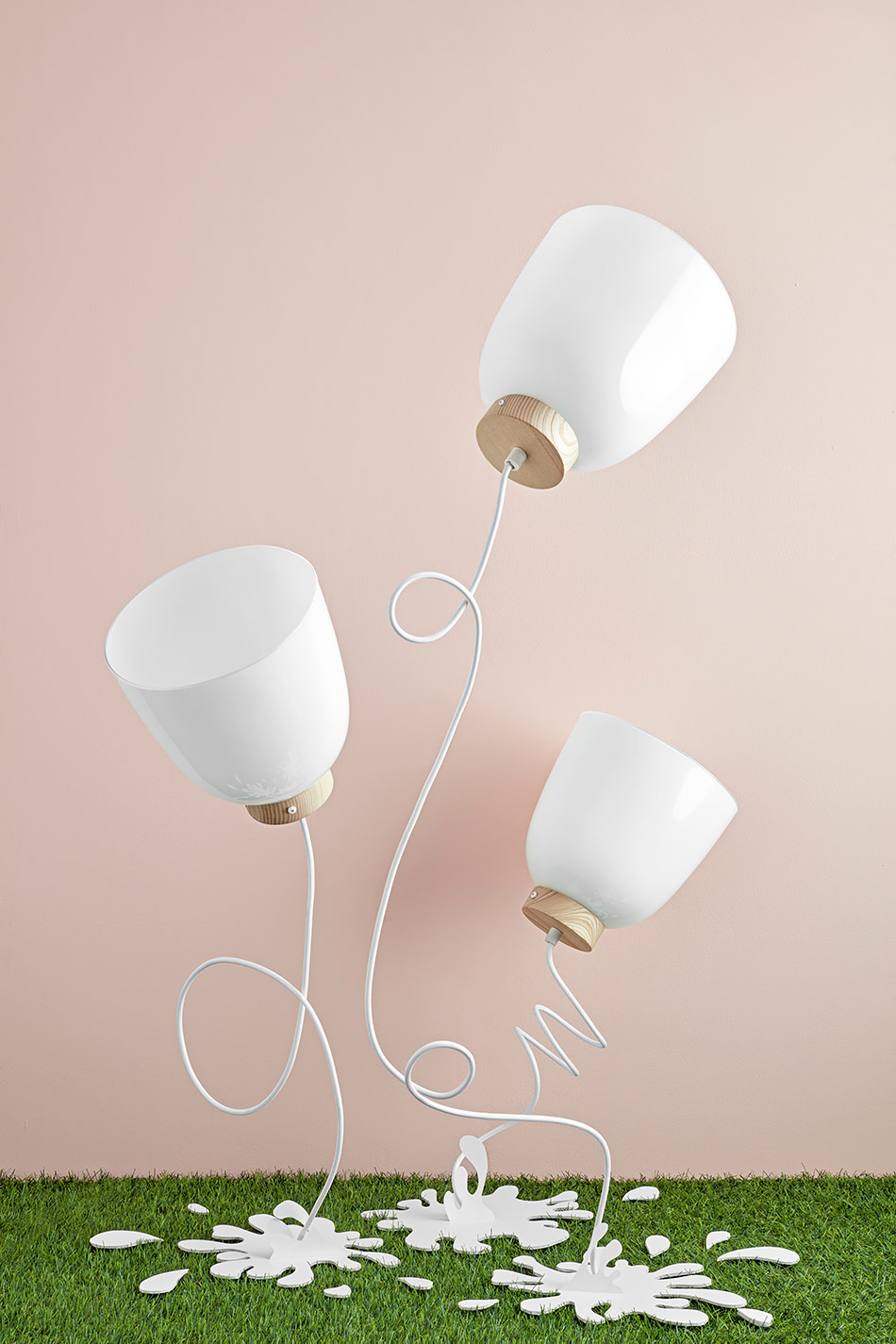 Milk lamp，Creative design，Spain，inspiration，