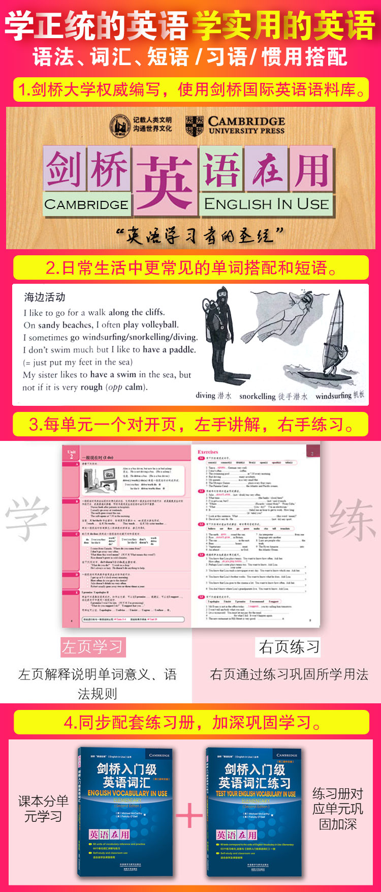 Detail page, activity page，