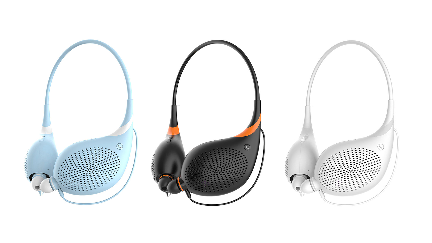 loudspeaker box，headset，outdoors，motion，