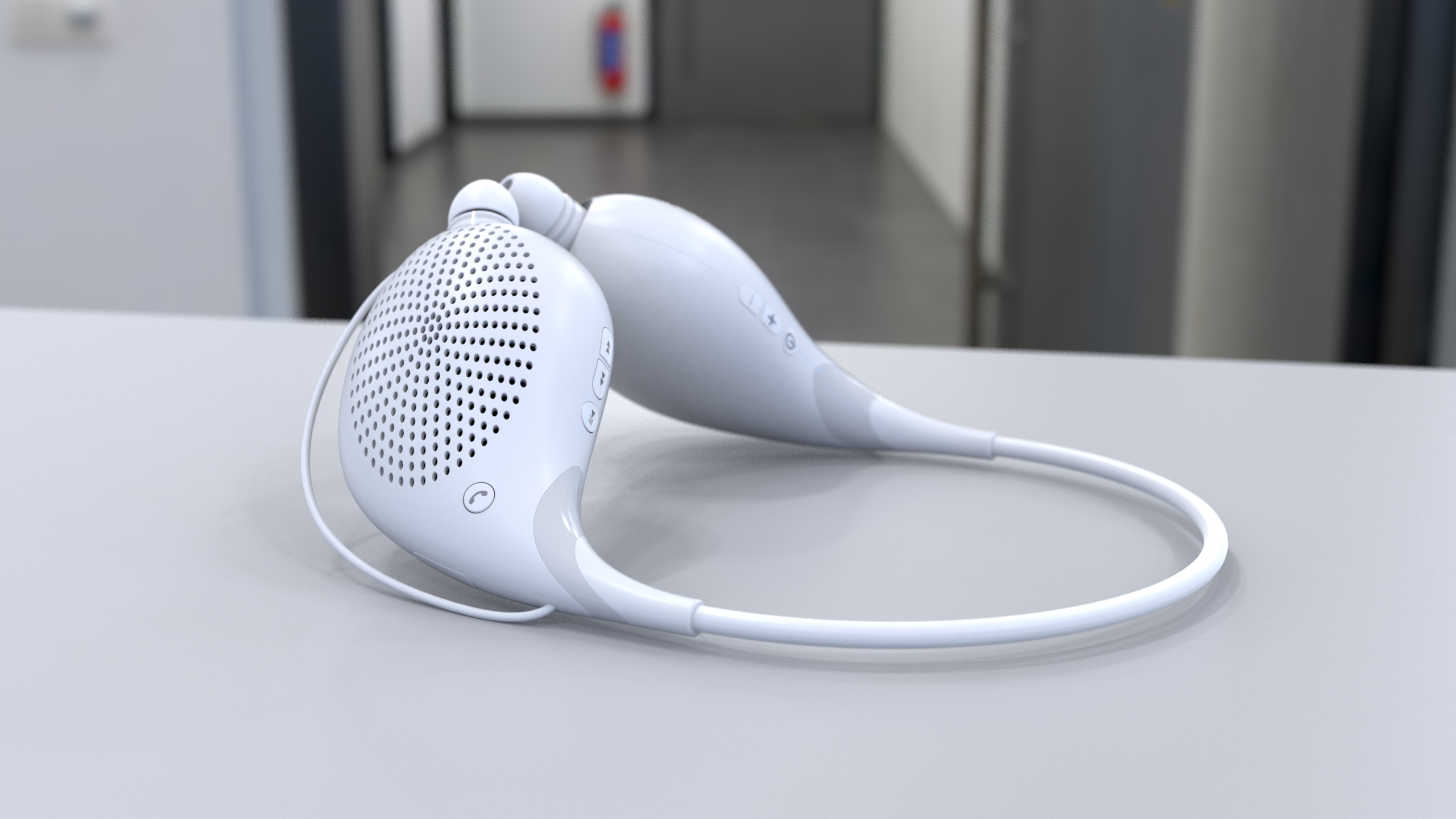 loudspeaker box，headset，outdoors，motion，