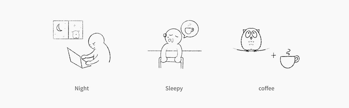 Coffee，Coffee machine，Manual，owl，