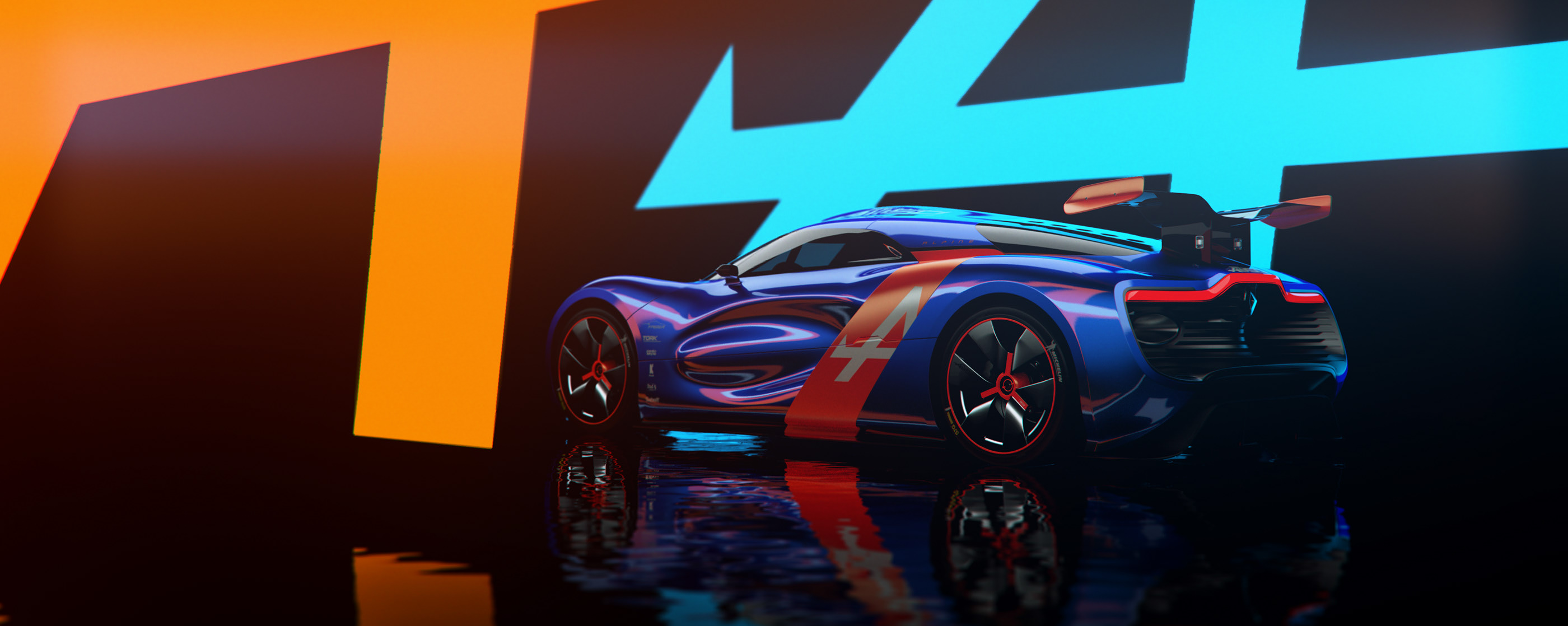 automobile，Sports car，blue，