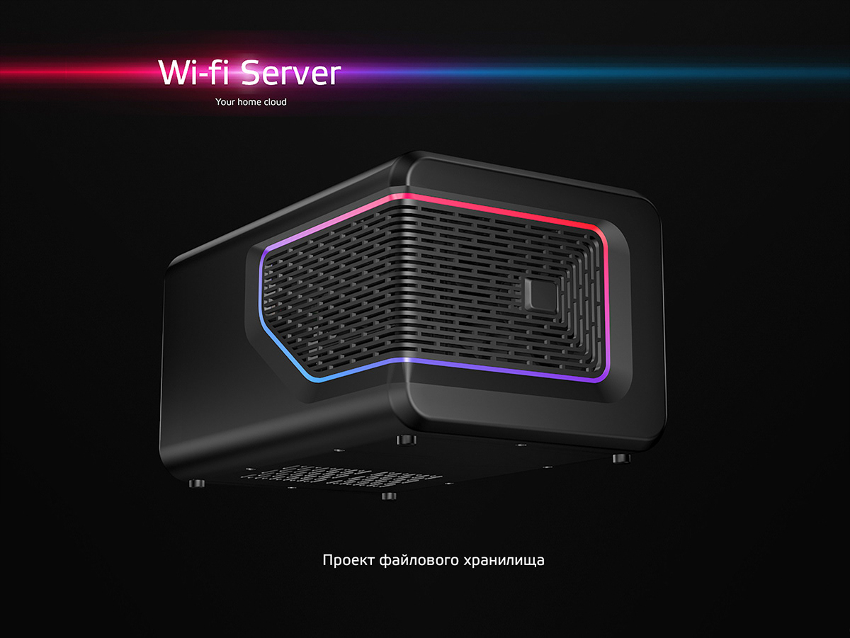 wi-fi，personal computer，The server，black，