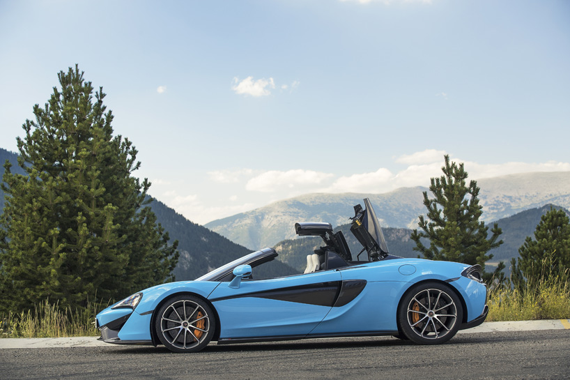 McLaren 570s，spider，two thousand and eighteen，Convertible super run，