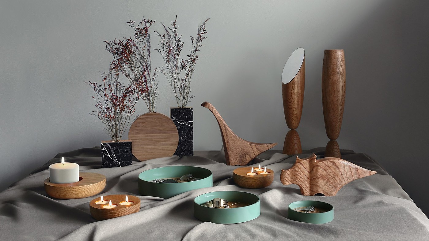 CENTRO，Marble and wooden plates，Wooden dinosaur，