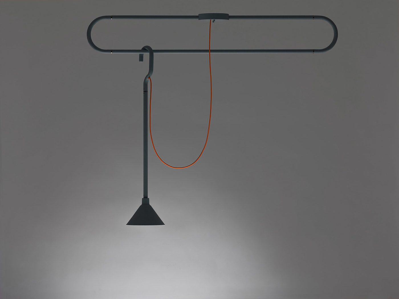 Huisu Jo，Hook shaped steel lamp，HOOK，