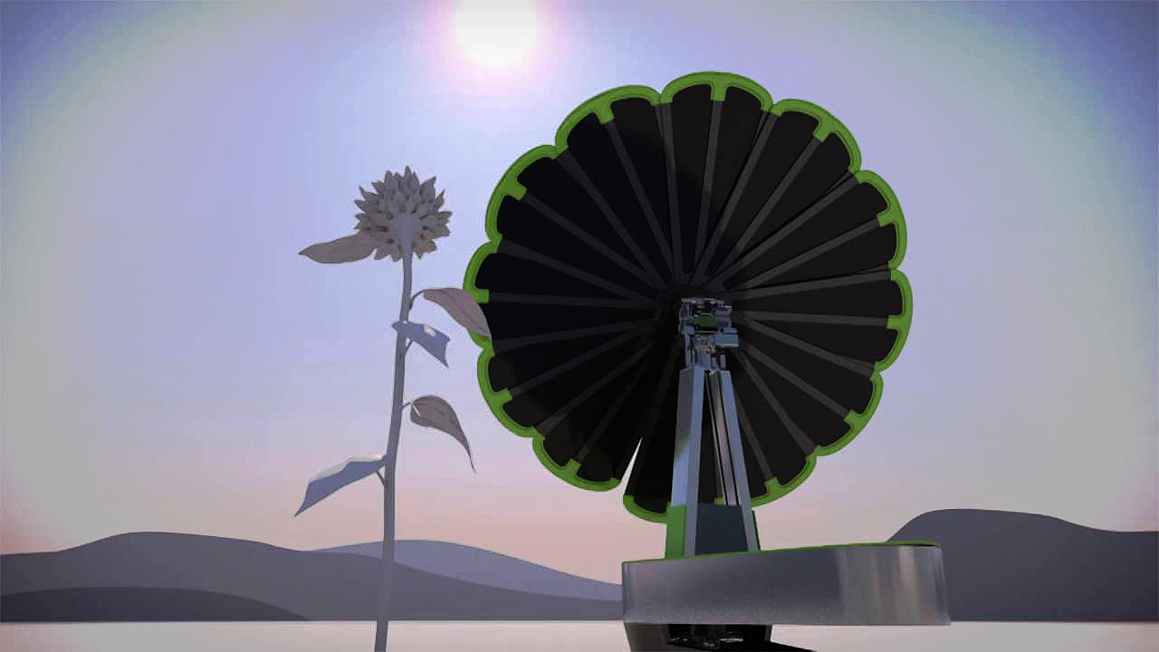 solar energy，Sun flower，energy conservation，electricity generation，