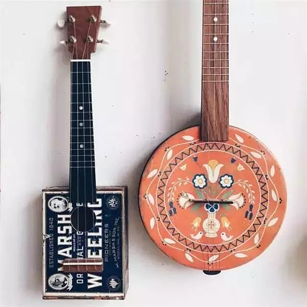 Musical Instruments，ukulele，Coffee pot，Biscuit box，originality，