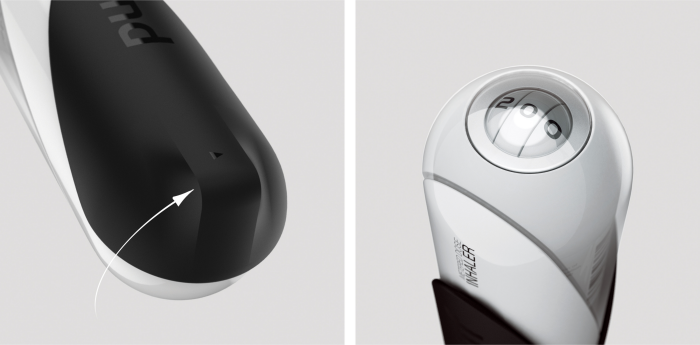 asthma，black and white，PUF，Atomizing inhaler，conceptual design，reuse，