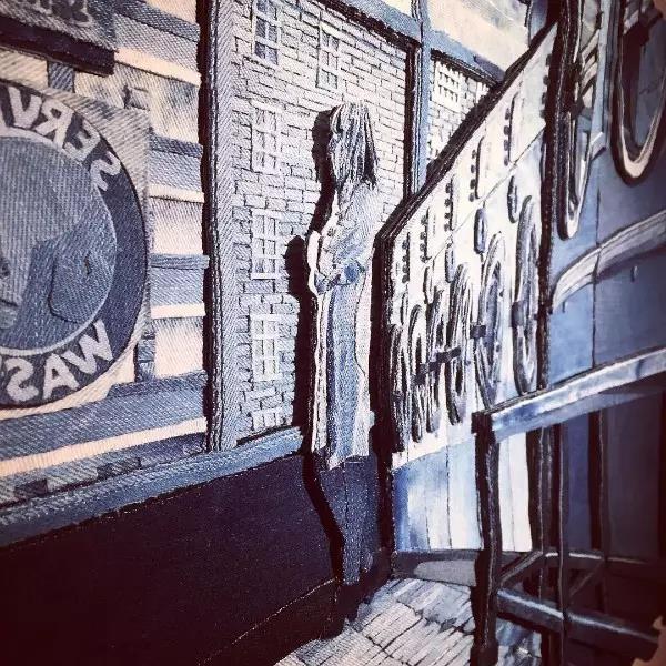 Jeans，Waste clothes，Art，a literary creation，