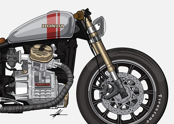 Honda，design sketch，Render，ps，two-dimensional，